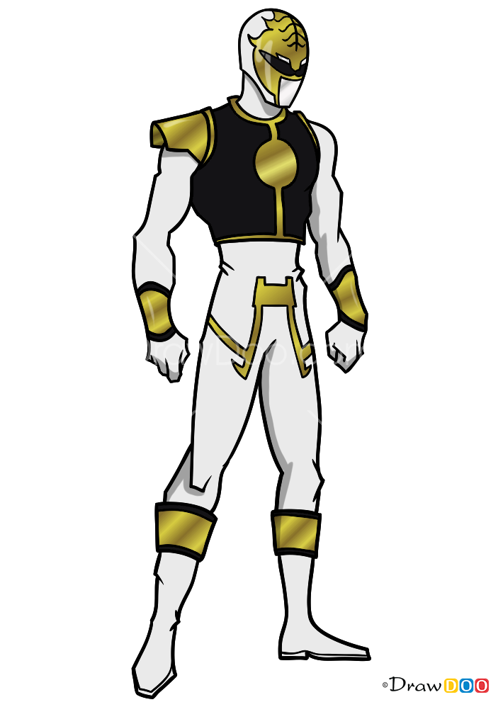 How to Draw White Ranger, Power Rangers